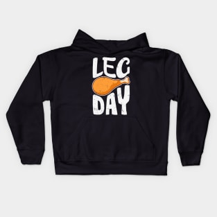 Leg Day! Kids Hoodie